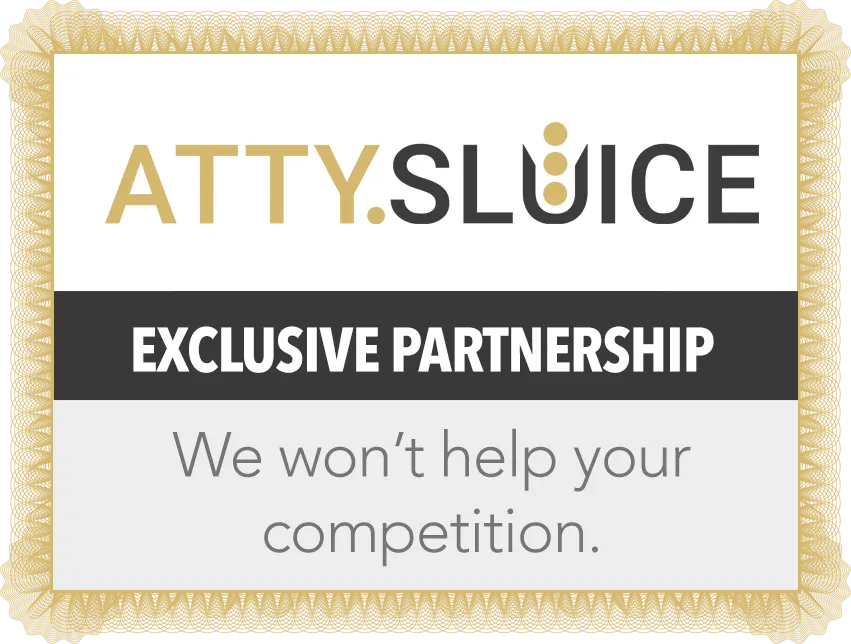 Attorney Sluice exclusive partnership seal