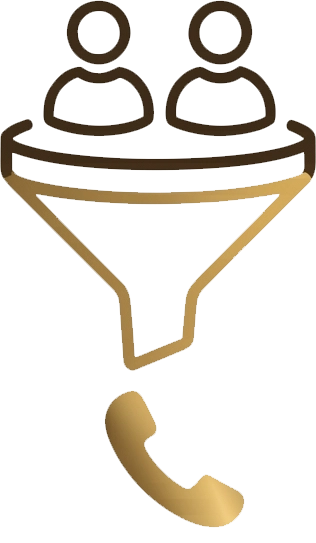 Funnel turning prospects into phone calls