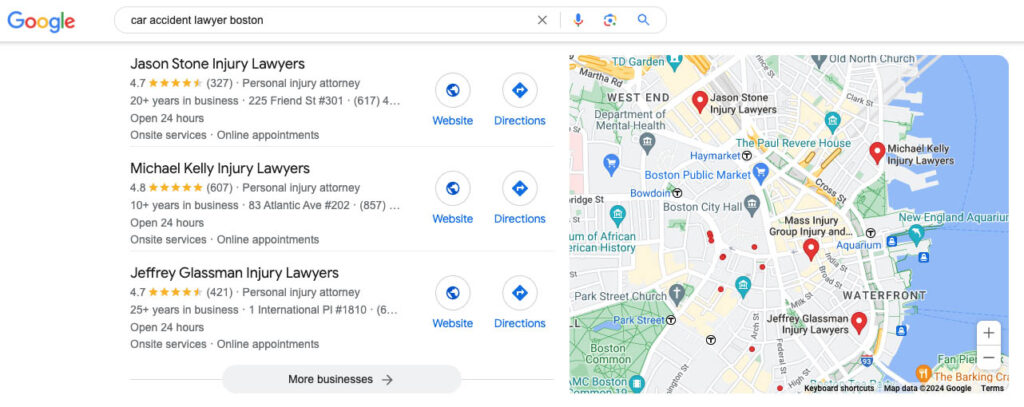 Google-Maps-Search-Result-Car-Accident-Lawyer-Boston